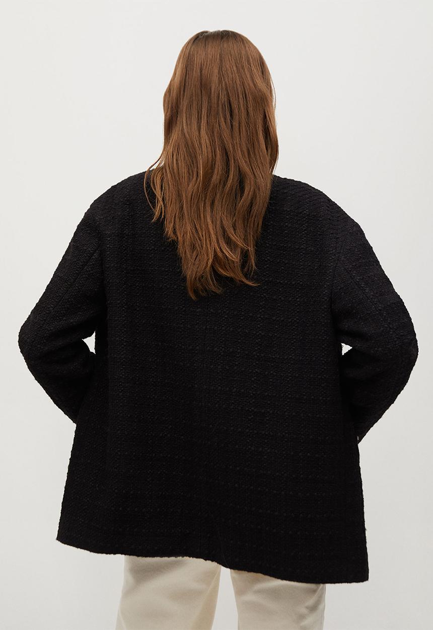MANGO - Jacket canela - black