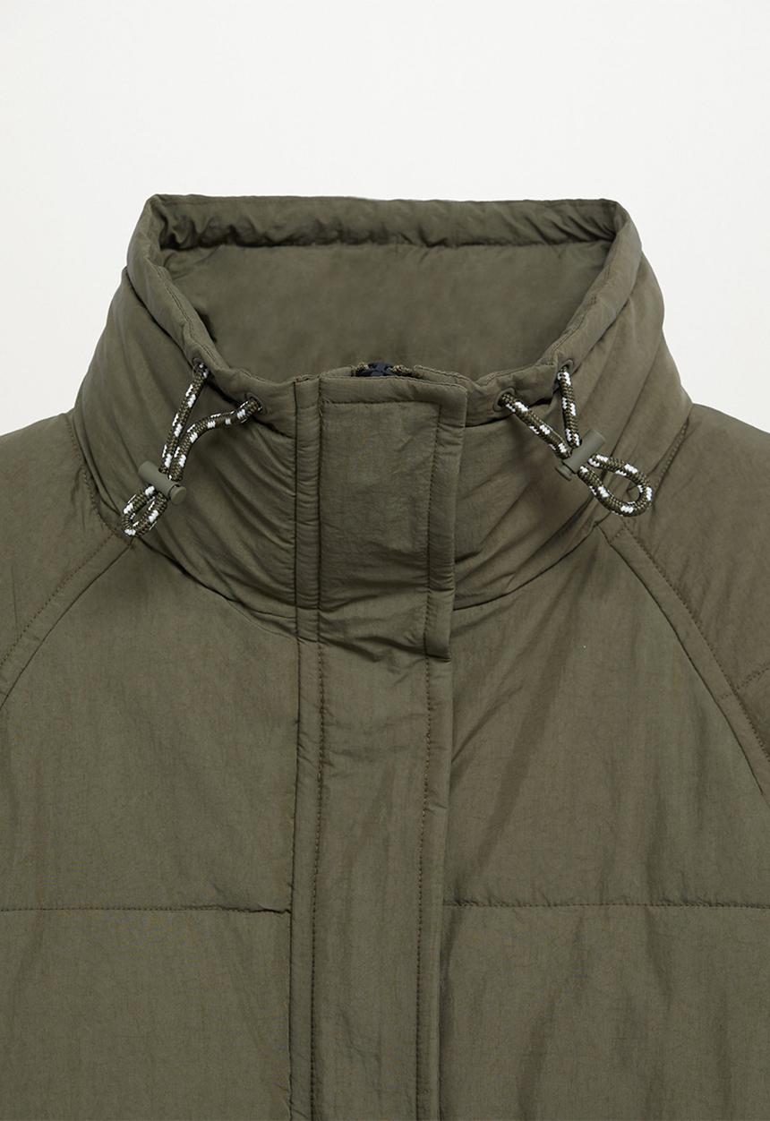 MANGO - Anorak bambu - khaki