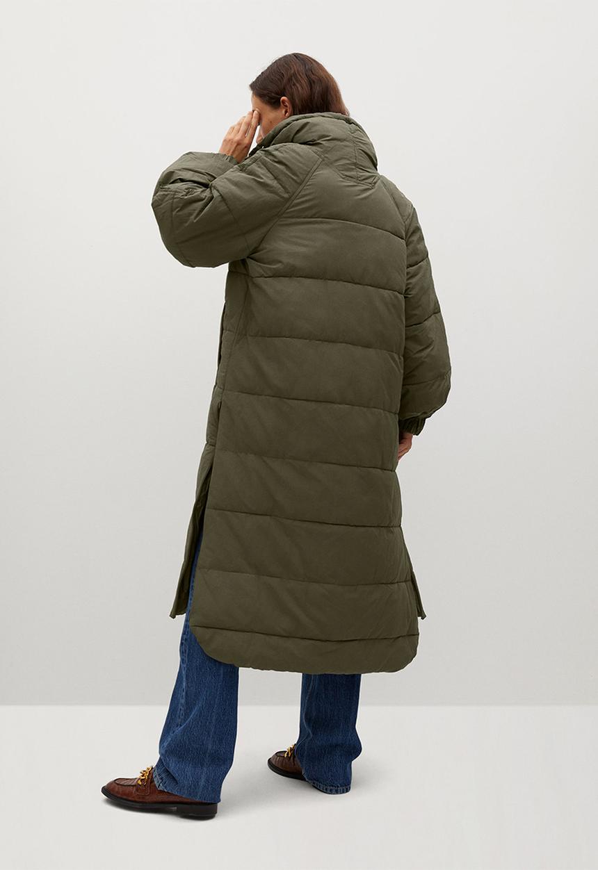MANGO - Anorak bambu - khaki