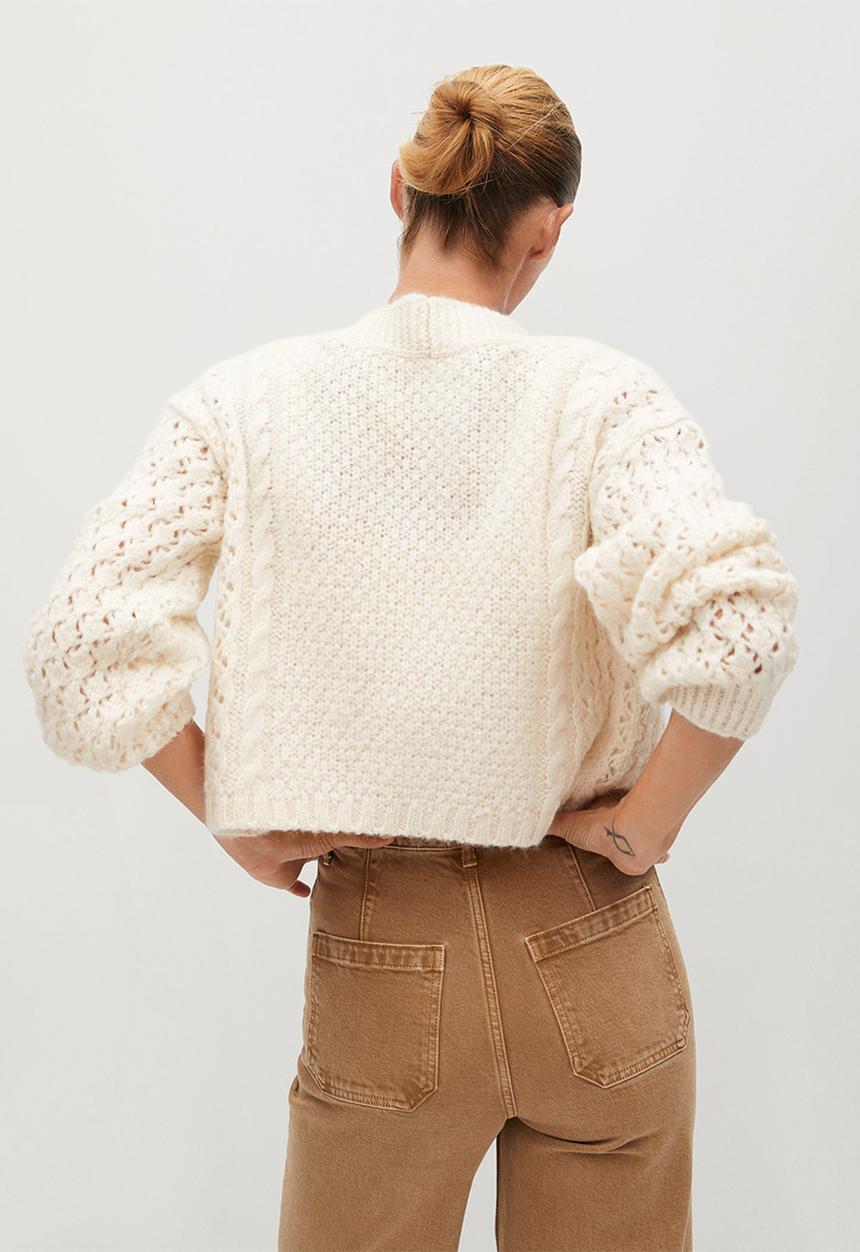 MANGO - Cardigan selena - light beige