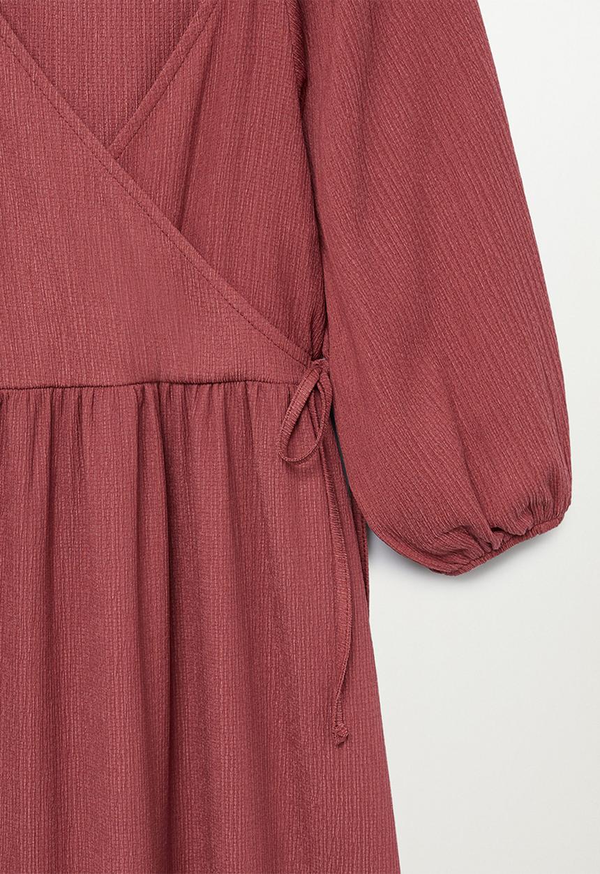 MANGO - Dress chai - red