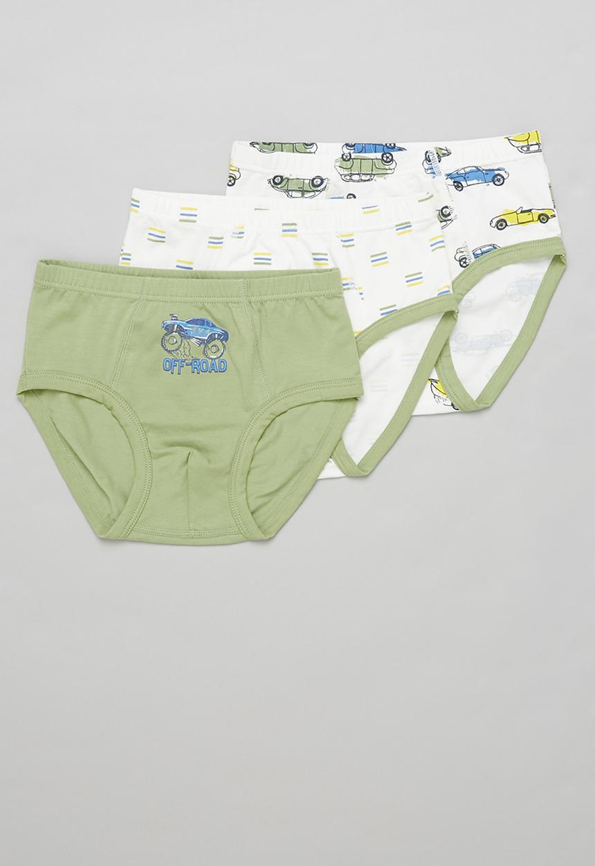 Pop Candy - Boys printed 3 pack underwear set - multi