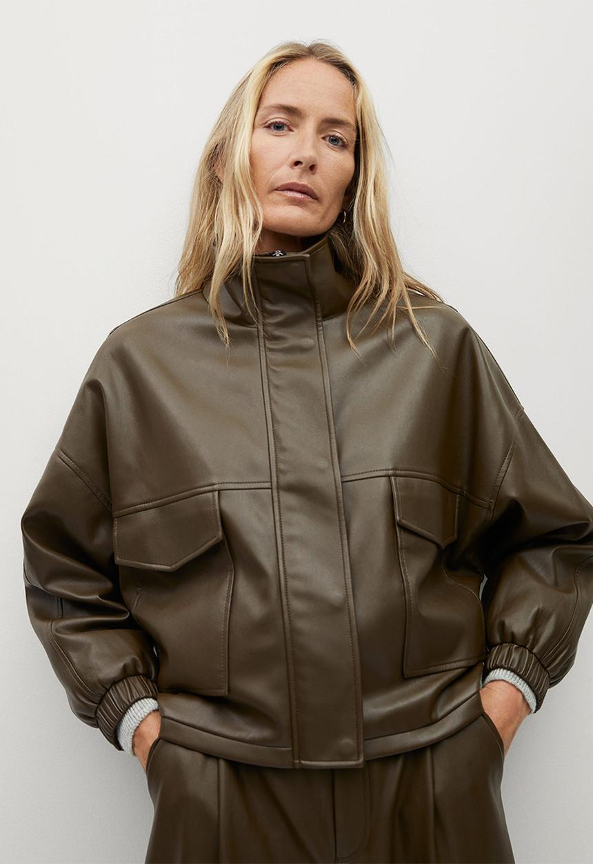 MANGO - Jacket wild - khaki