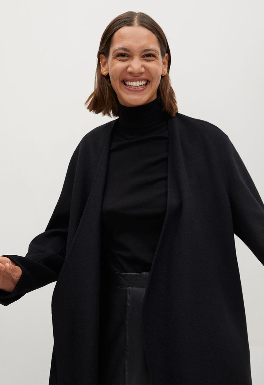 MANGO - Jacket martini - black