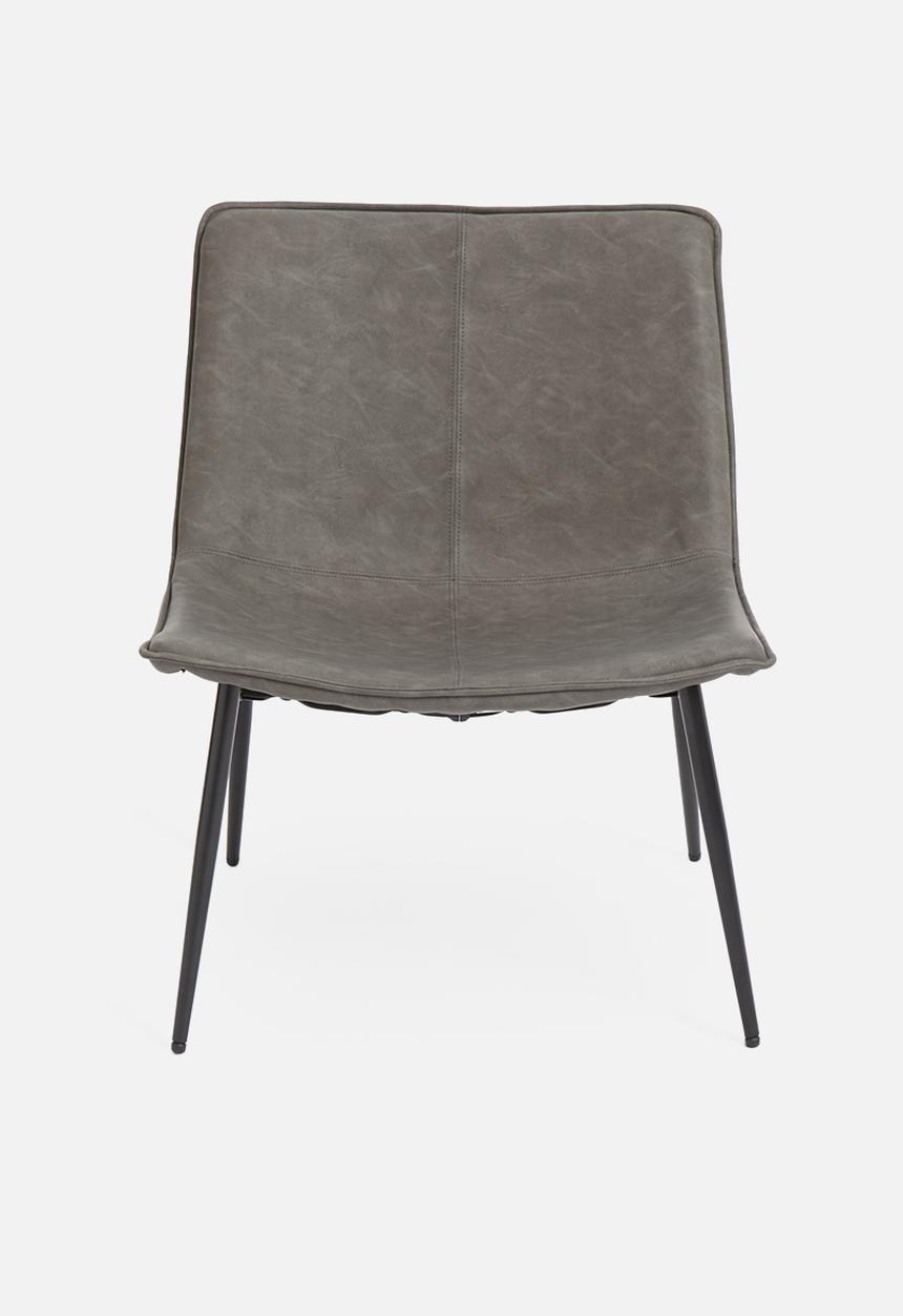 Sixth Floor - Luna lounge chair - charcoal