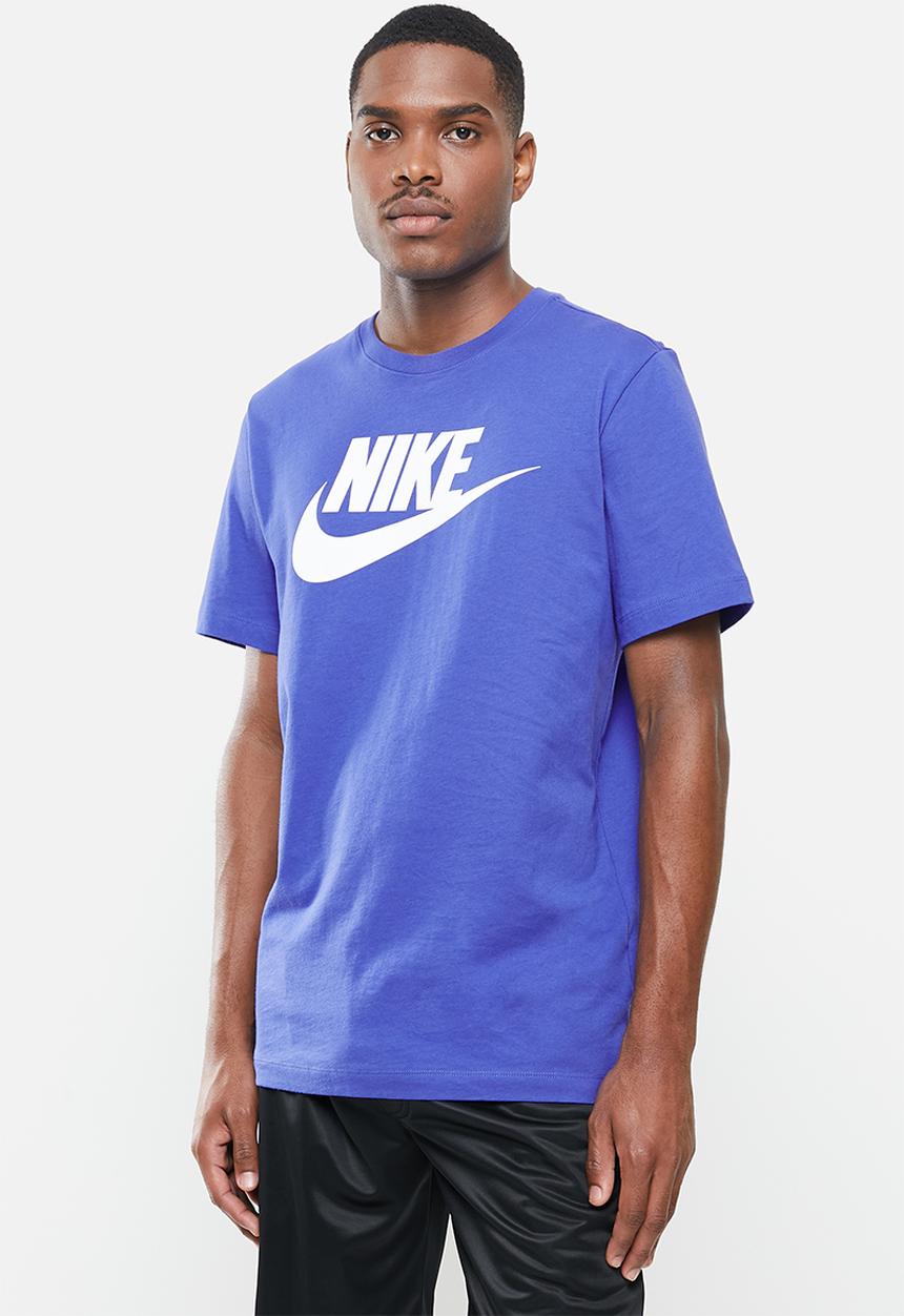 Nike - Nike sportswear tee icon futura - blue 