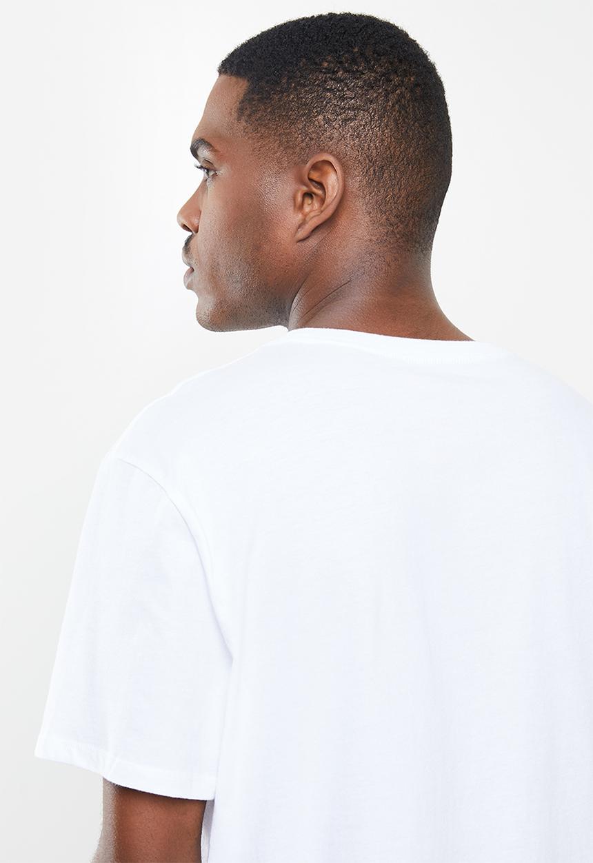 GUESS - Guess classic triangle short sleeve tee - white