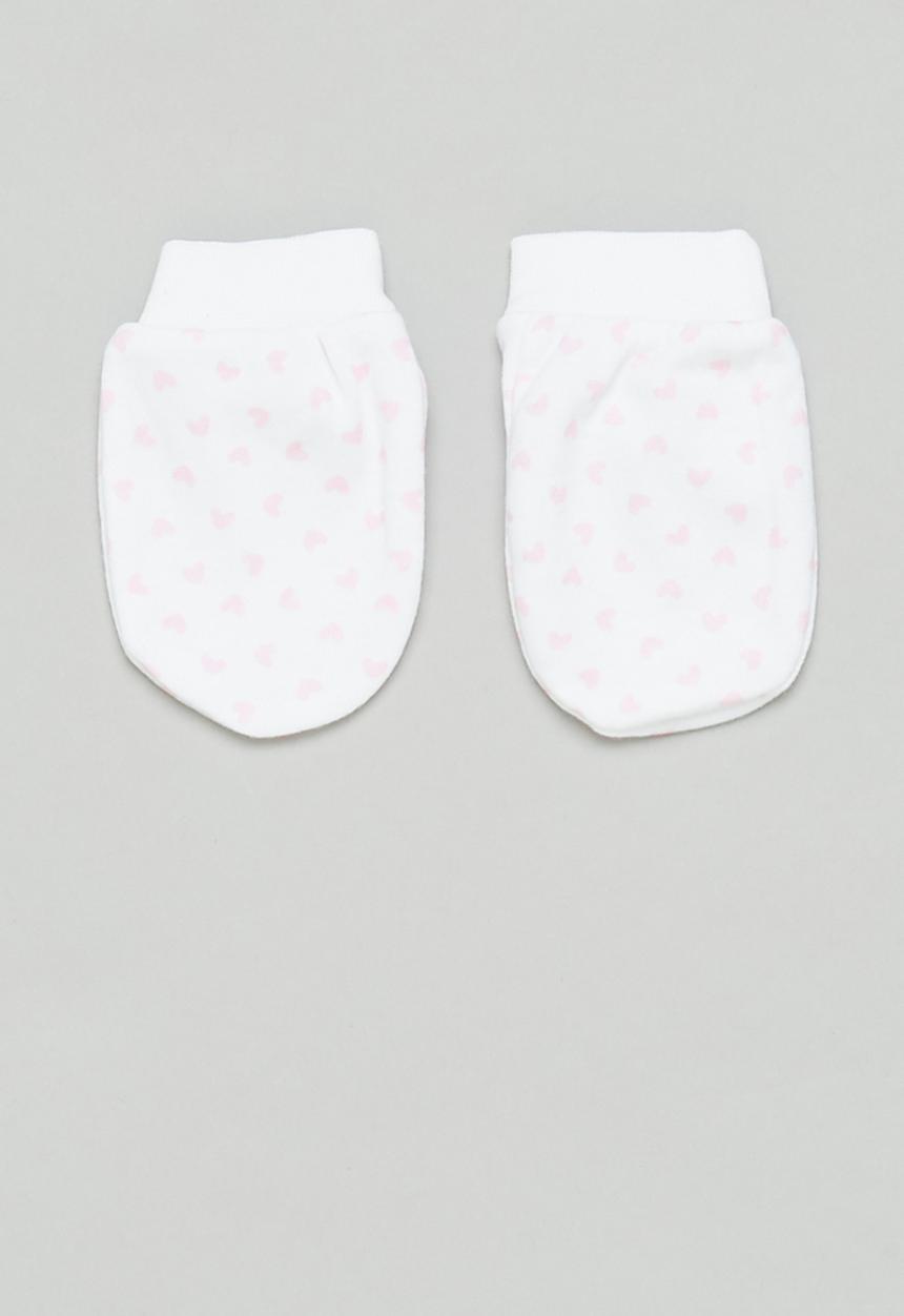 Pop Candy - Girls socks & mittens set - white