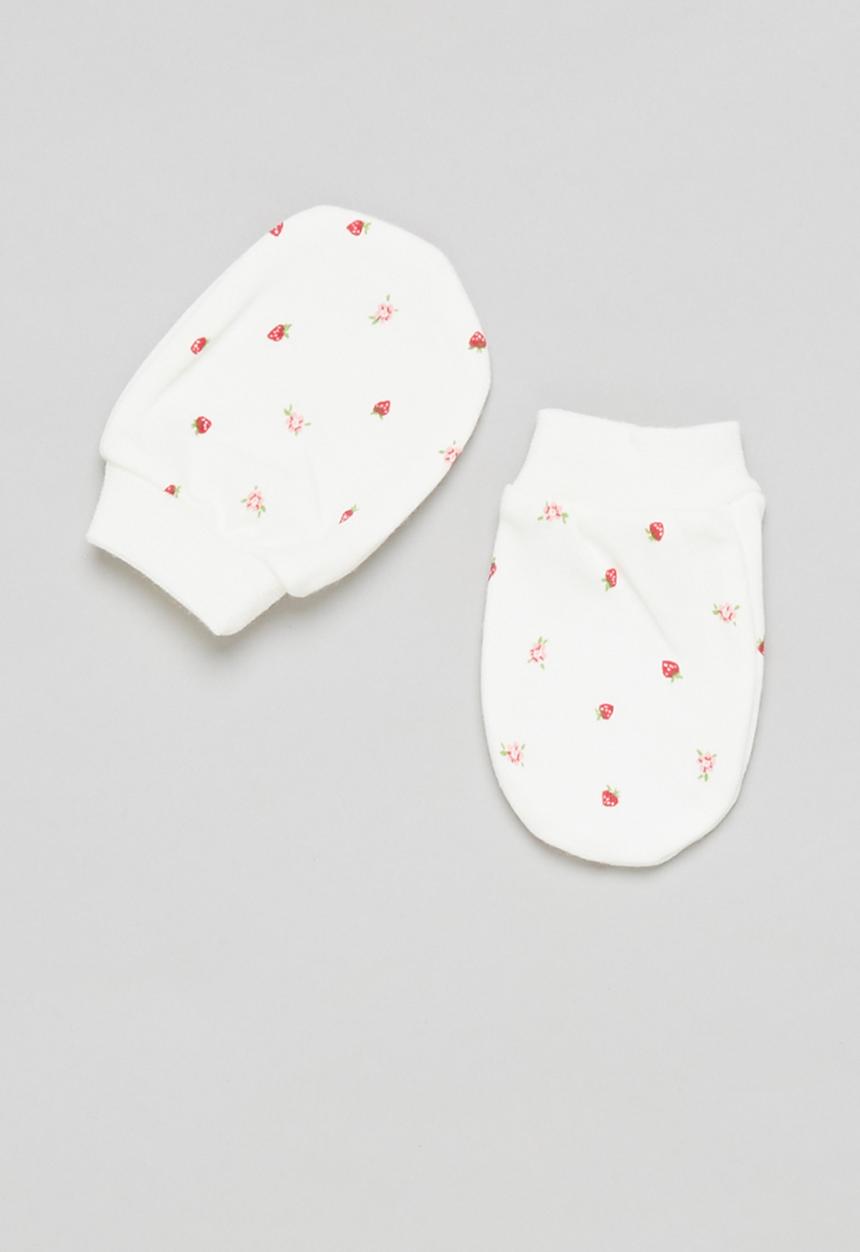 Pop Candy - Girls socks & mittens set - cream