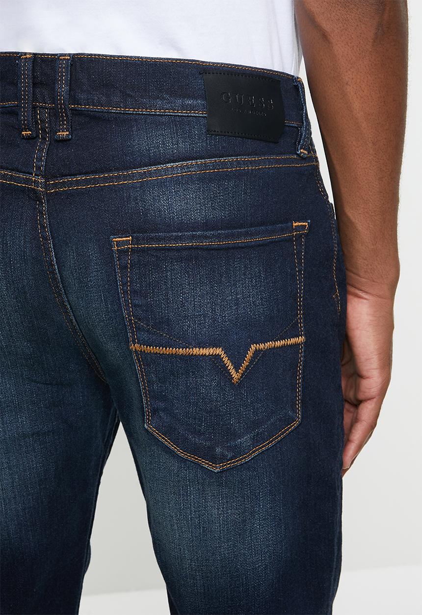 GUESS - Slim straight jeans - blue