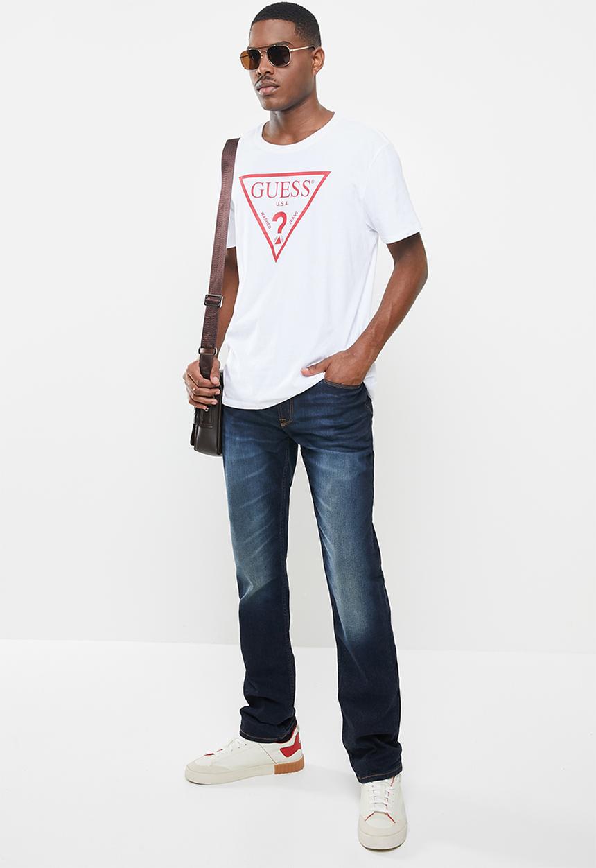 GUESS - Slim straight jeans - blue
