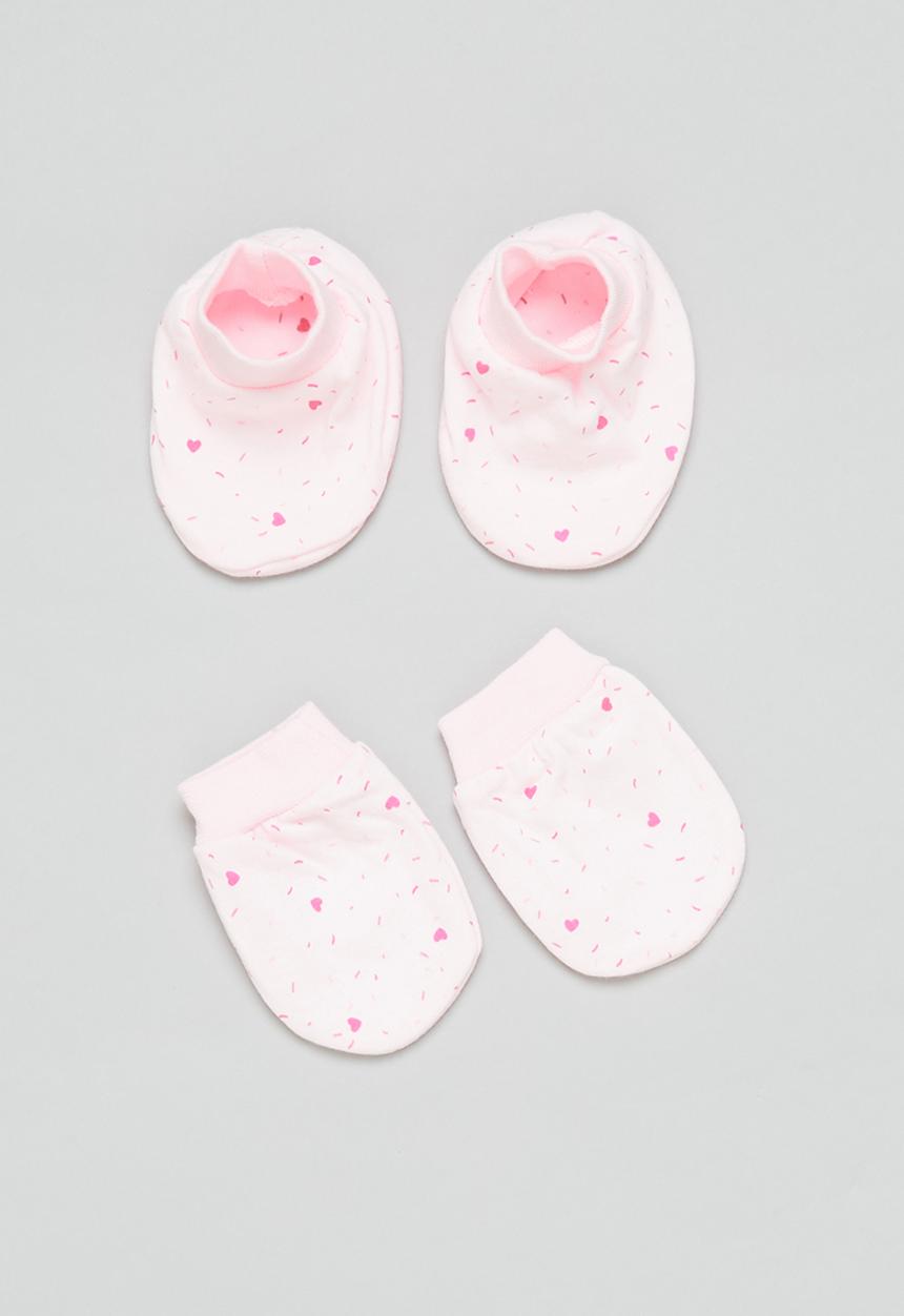 Pop Candy - Girls socks & mittens set - pink