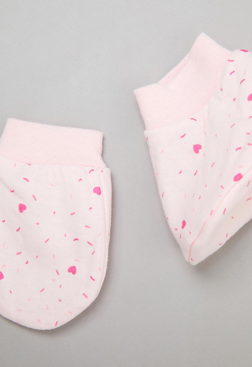 Pop Candy - Girls socks & mittens set - pink