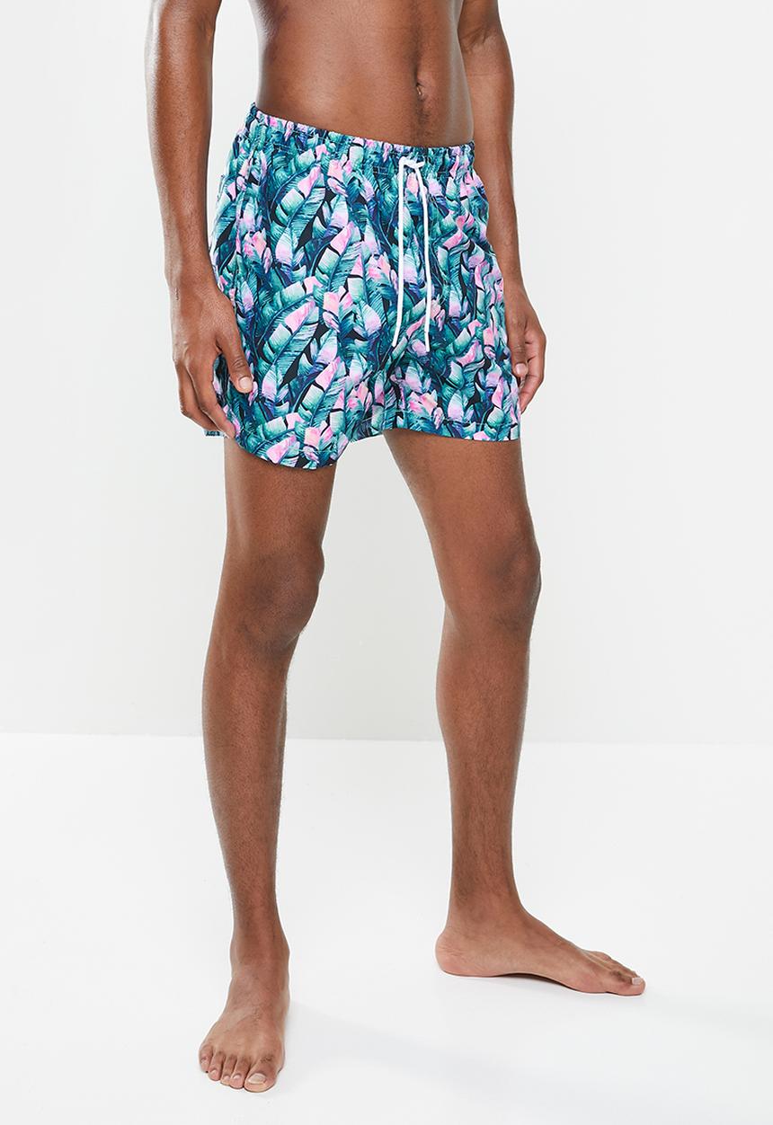 Factorie - Resort short - teal islands