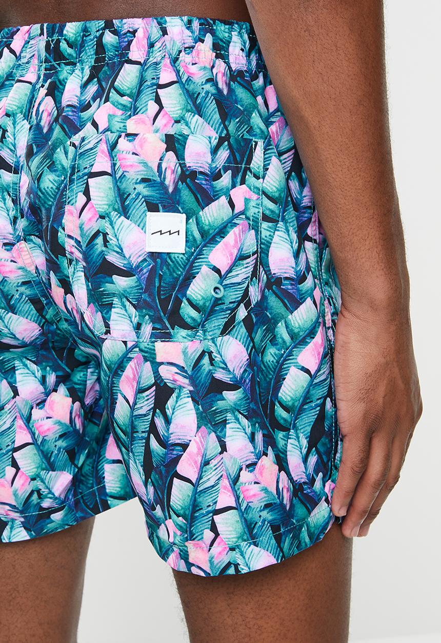 Factorie - Resort short - teal islands