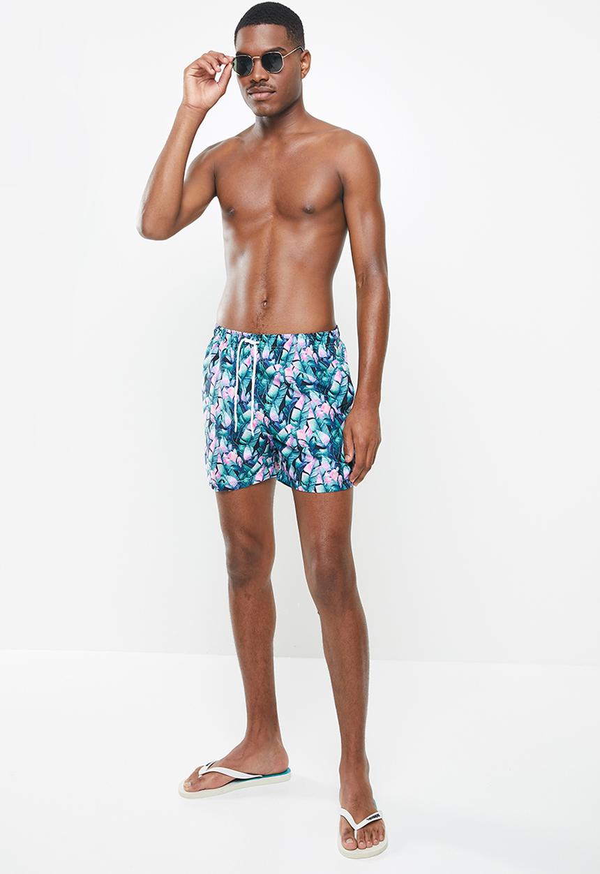 Factorie - Resort short - teal islands
