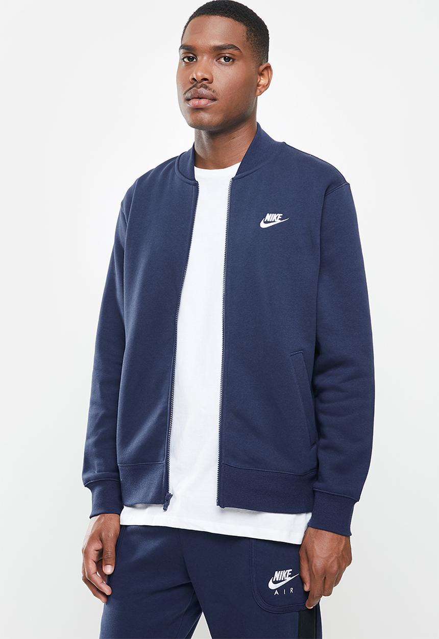 Nike - Nike sportswear club bomber jacket  - navy