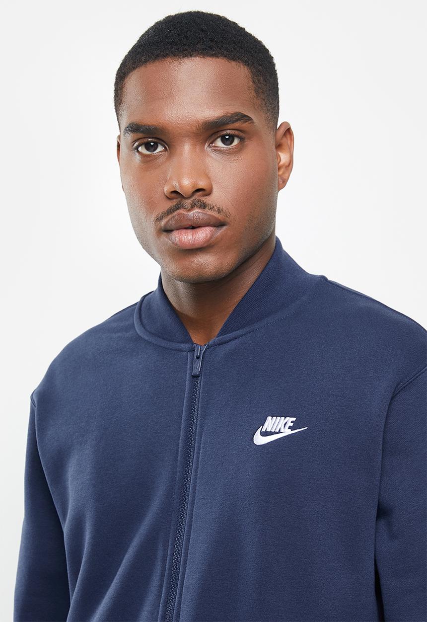 Nike - Nike sportswear club bomber jacket  - navy