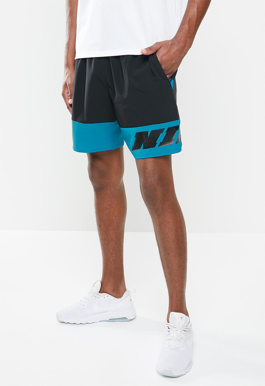 Nike - Nike 1 sc short - black & blue 