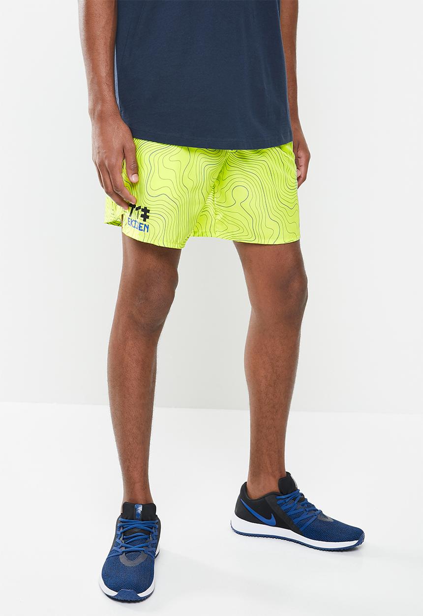 Nike - Nike ek challenger 7in short - yellow & blue 