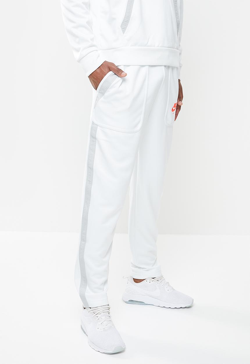 Nike - Nike air trackpant - white & grey 