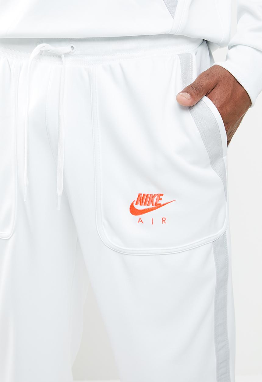 Nike - Nike air trackpant - white & grey 