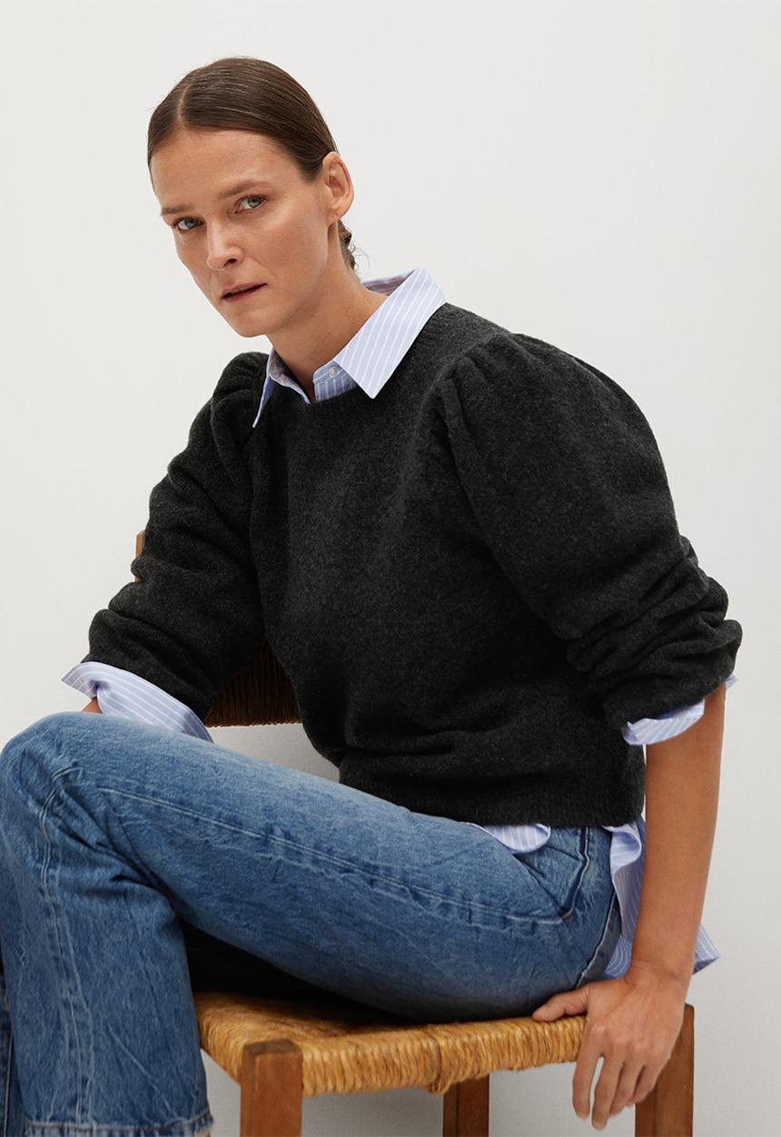 MANGO - Sweater koyo - dark grey