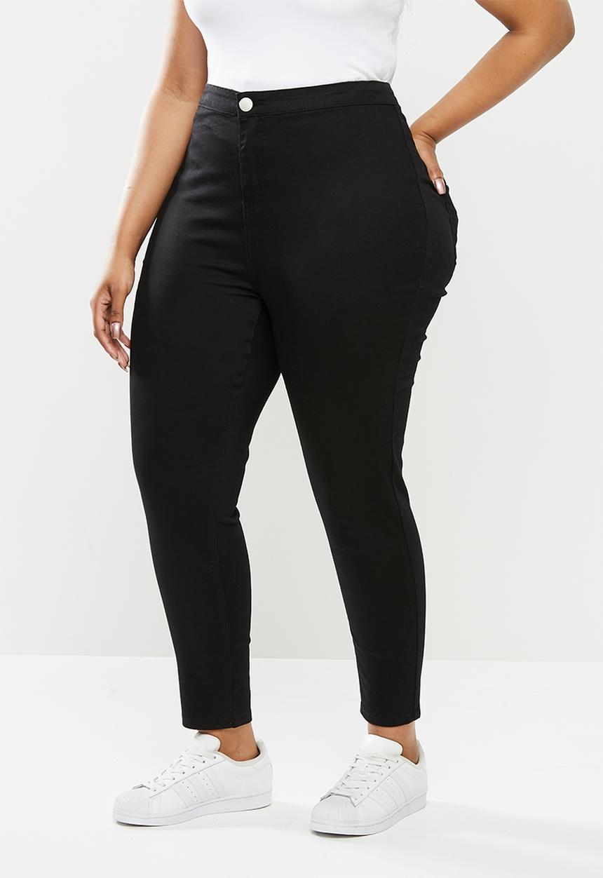 Glamorous - Curve nell super high waisted jeans - black
