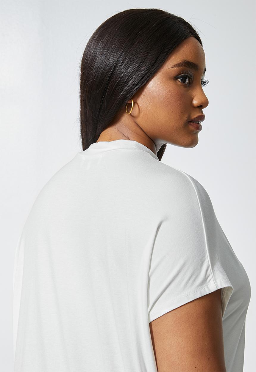 Superbalist - Grown on neck tee - white 