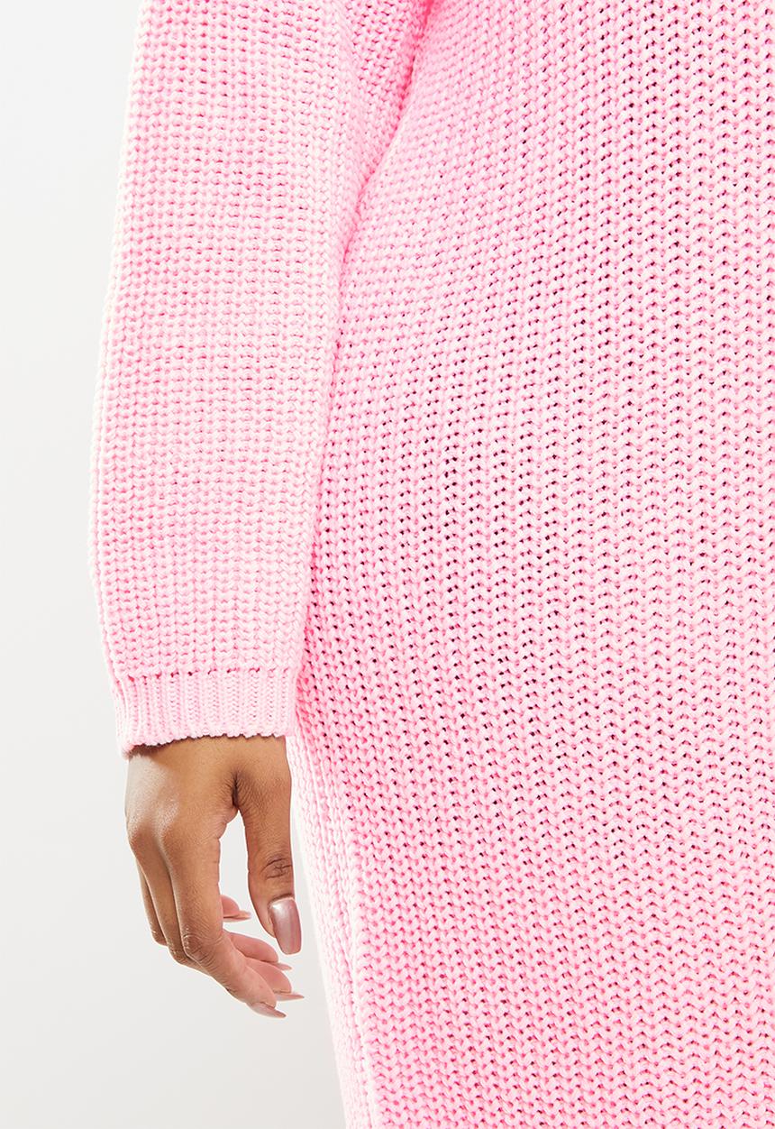 Glamorous - Curve pearl dress - pale pink