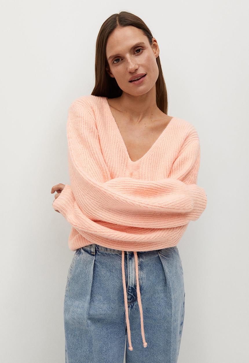 MANGO - Sweater frunchi - pink