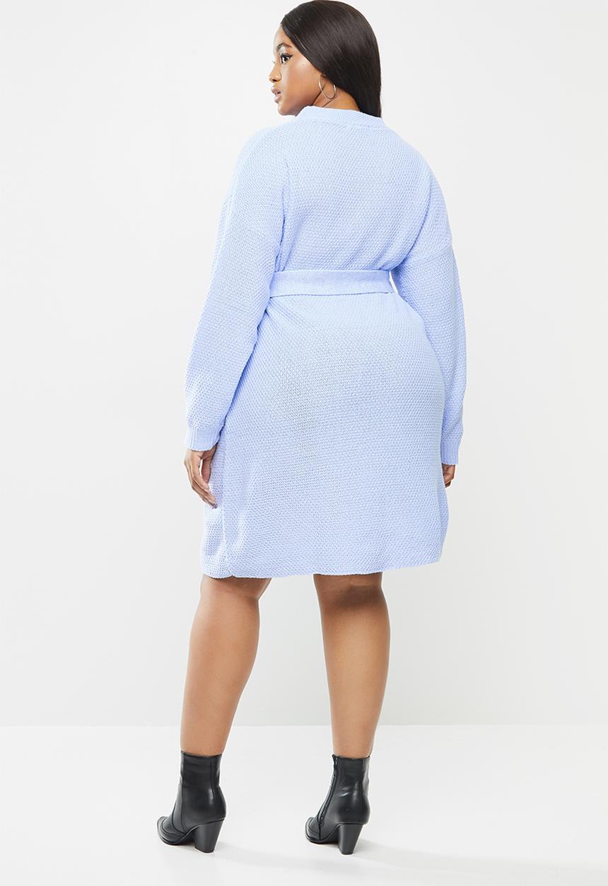 Glamorous - Curve blues dress - light blue