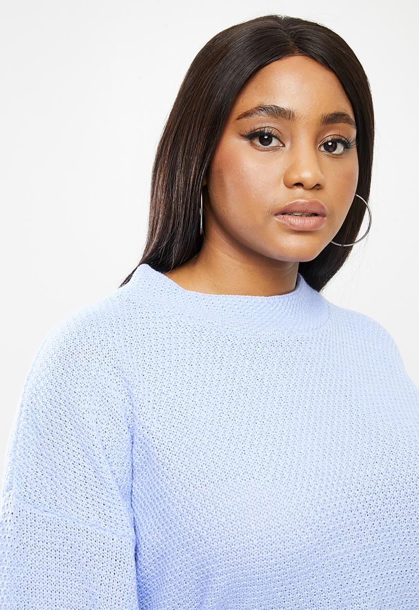 Glamorous - Curve blues dress - light blue
