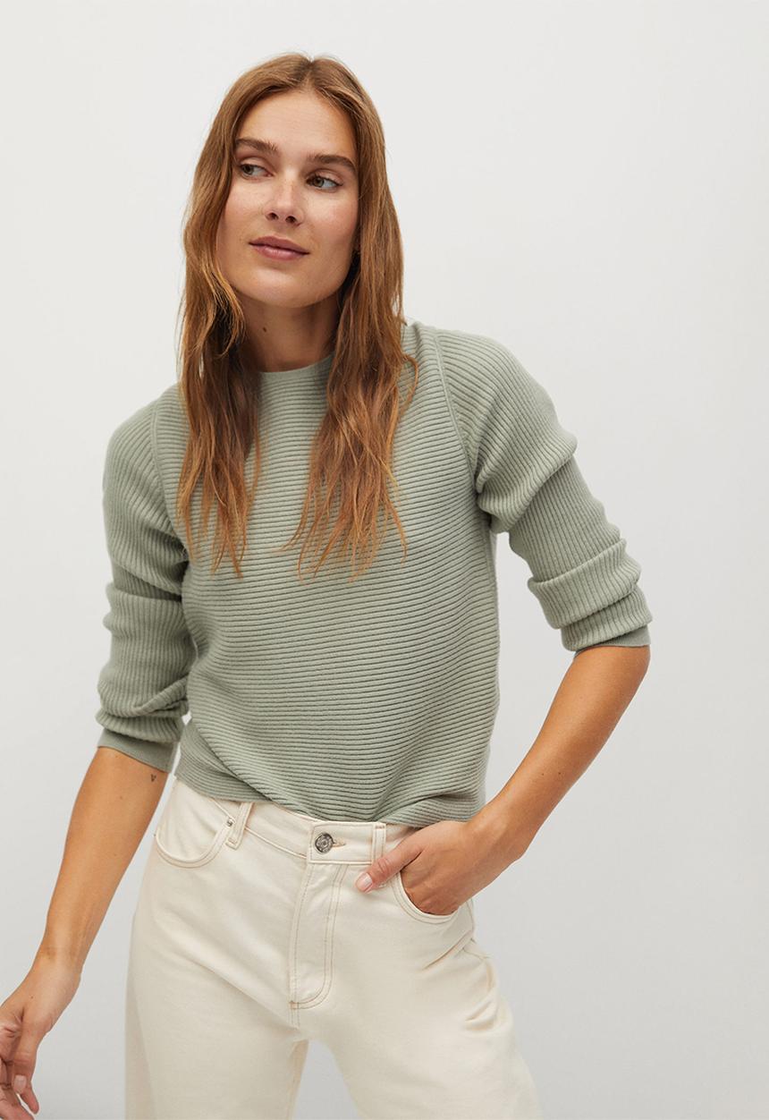 MANGO - Sweater margot - green
