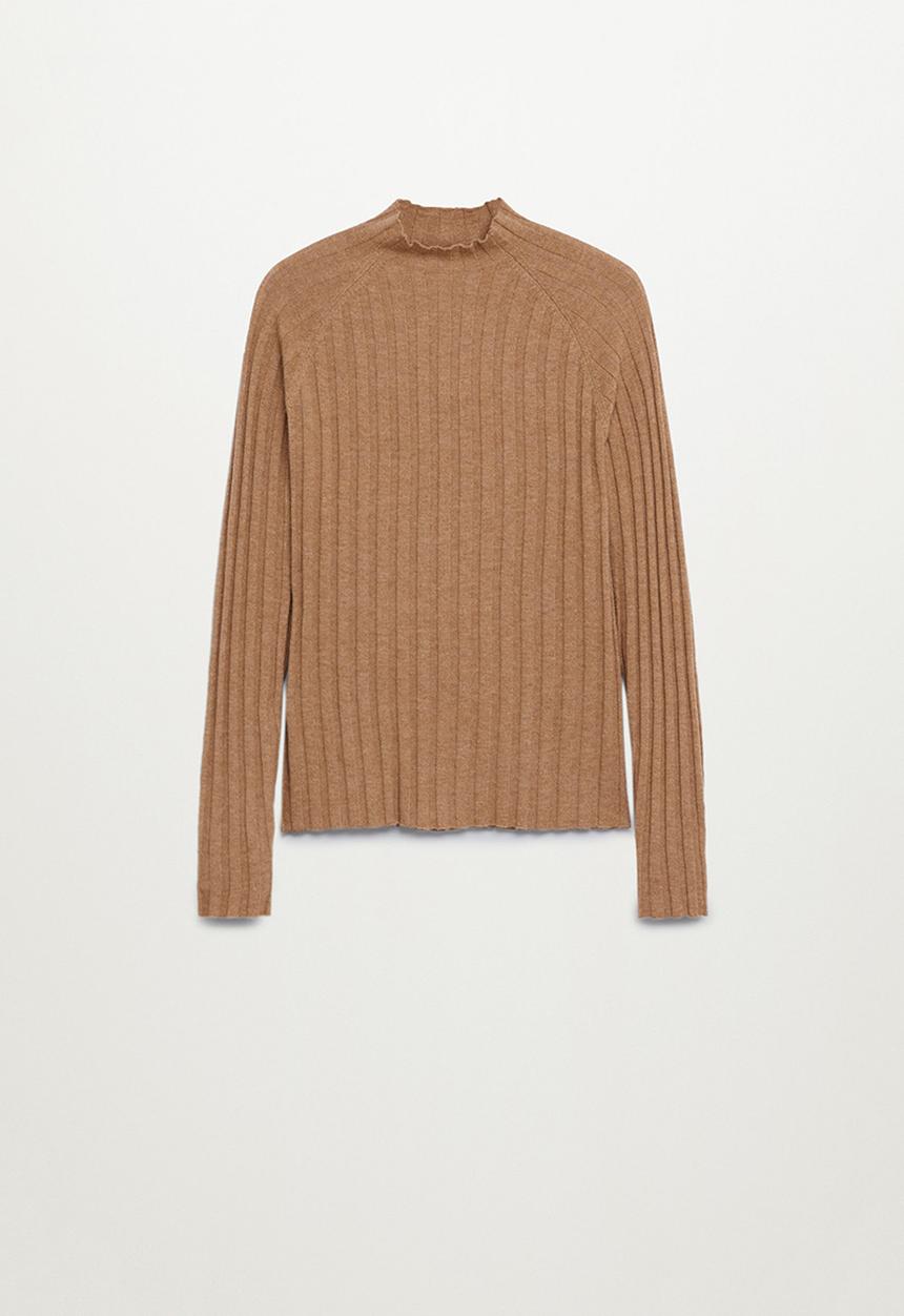 MANGO - Sweater flurry - brown