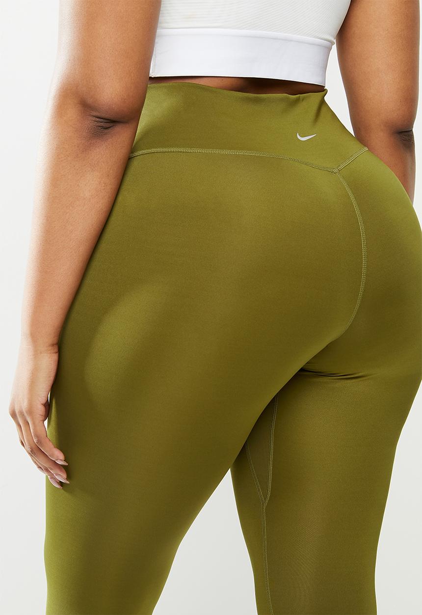 Nike - Curve swoosh run tights 7/8 - olive