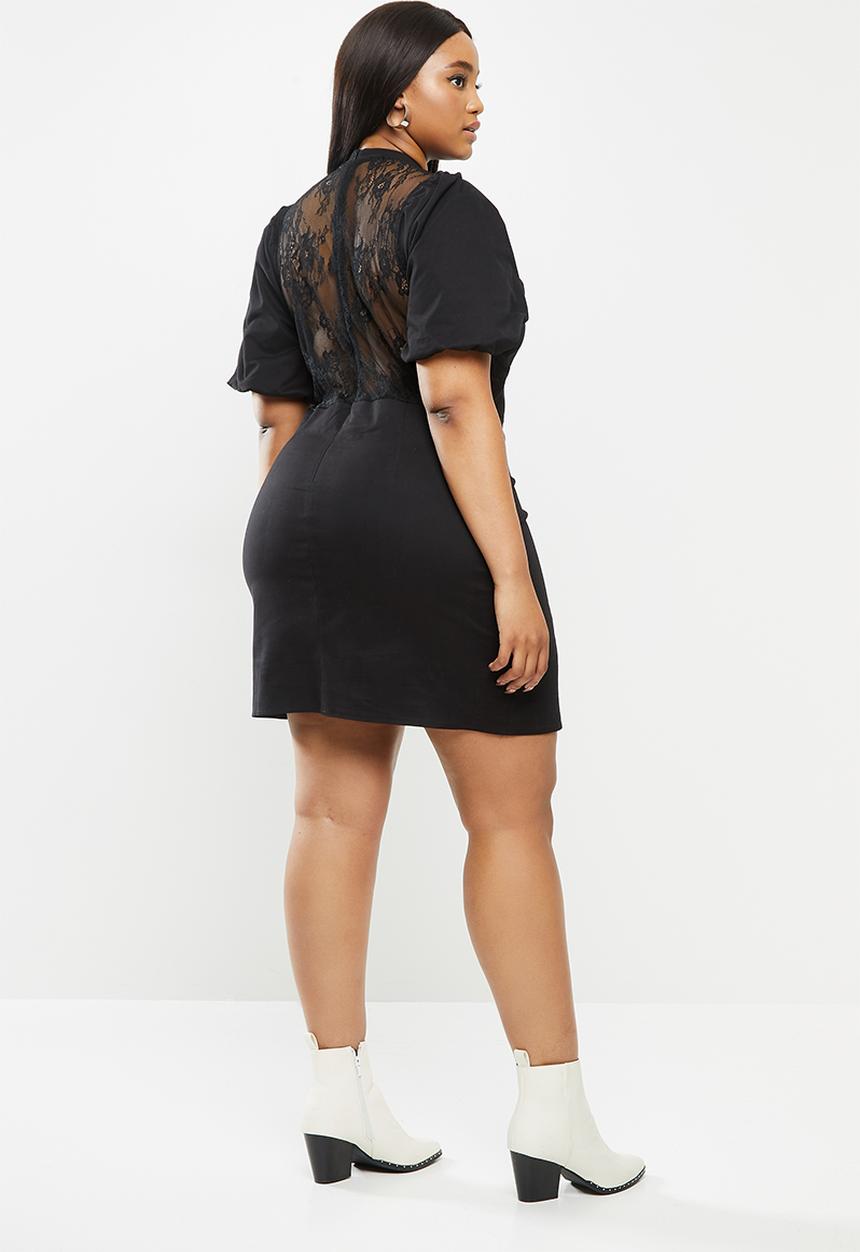 Glamorous - Plus oliver dress - black