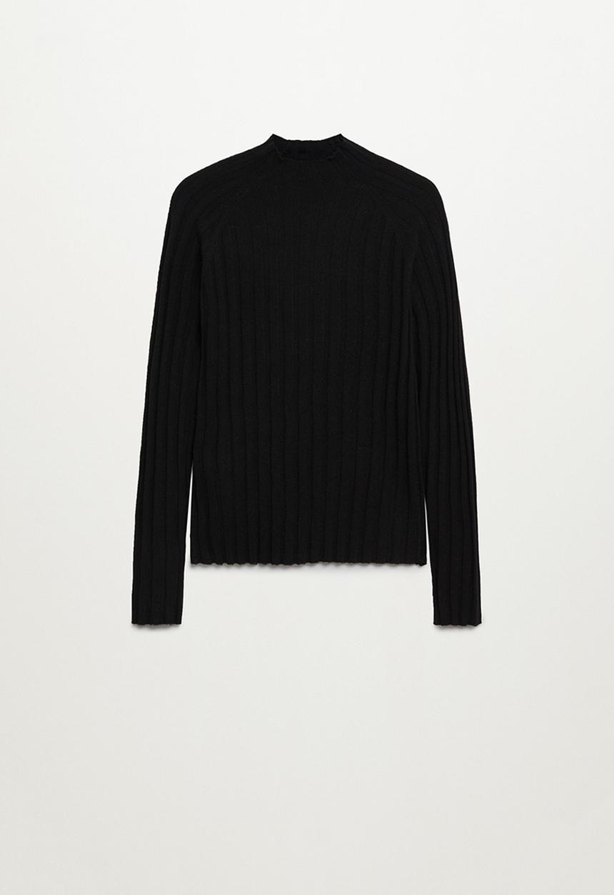 MANGO - Sweater flurry - black