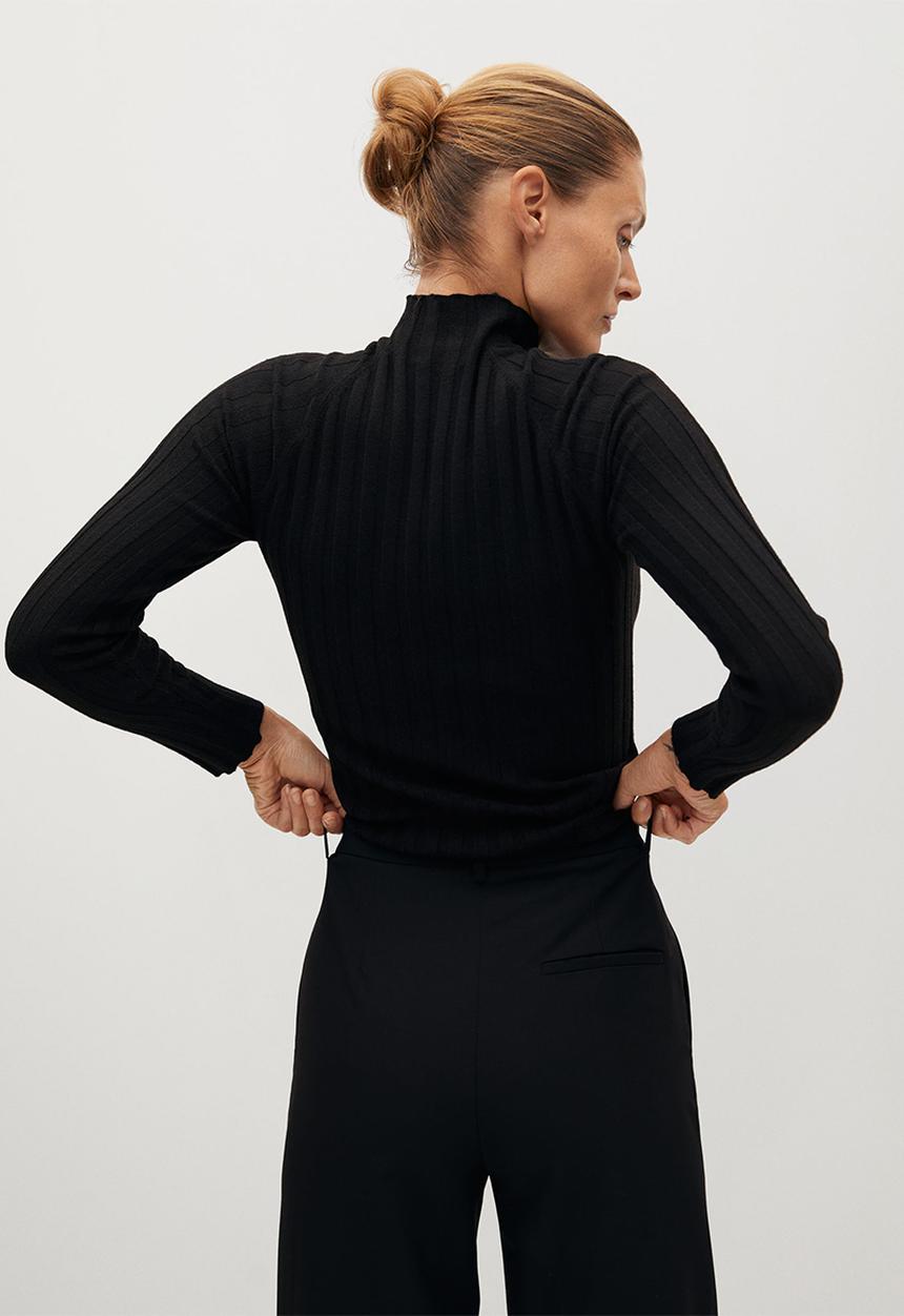 MANGO - Sweater flurry - black