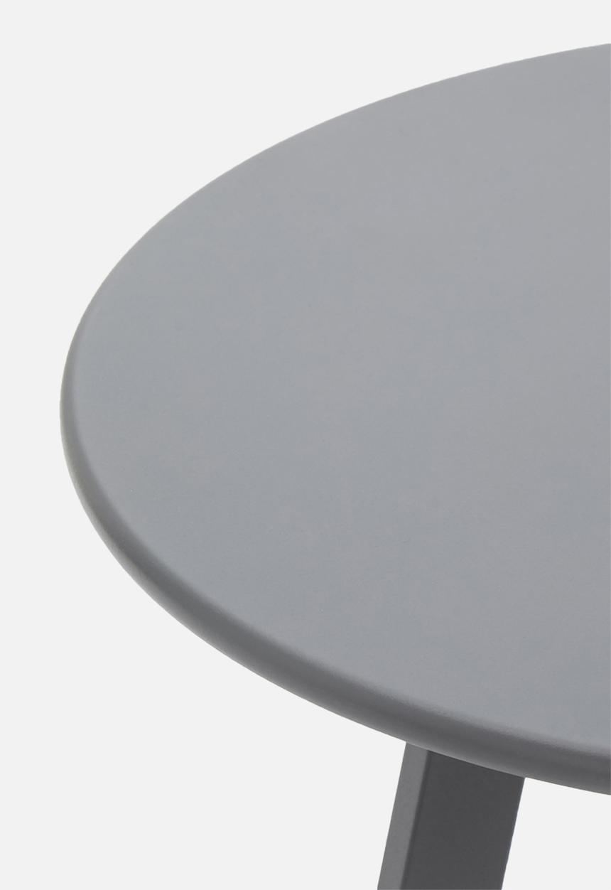 H&S - Round outdoor side table 40cm - black 