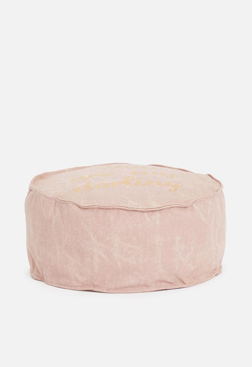 H&S - Kids darling pouf - pink