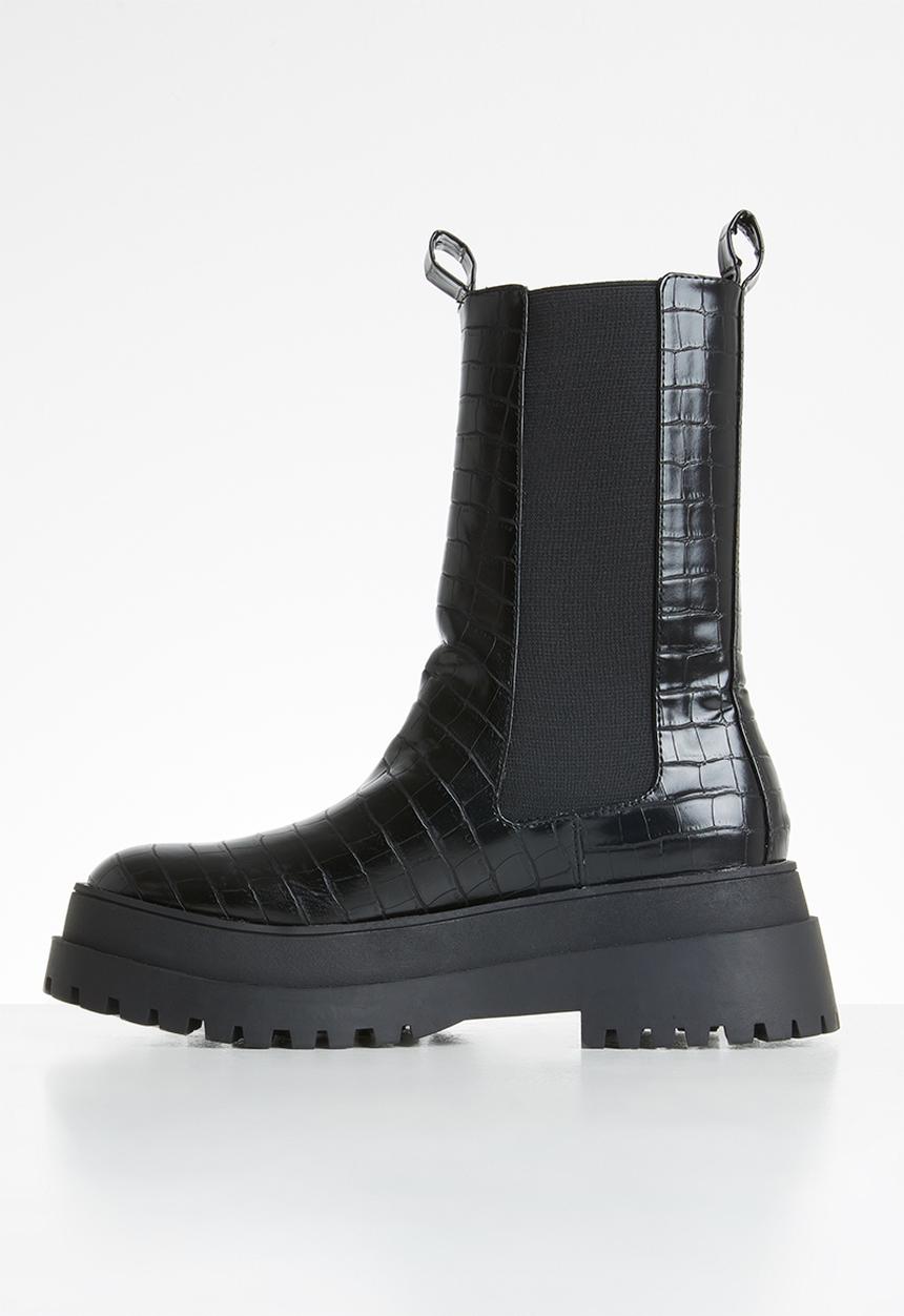 Public Desire - Blame boot - black