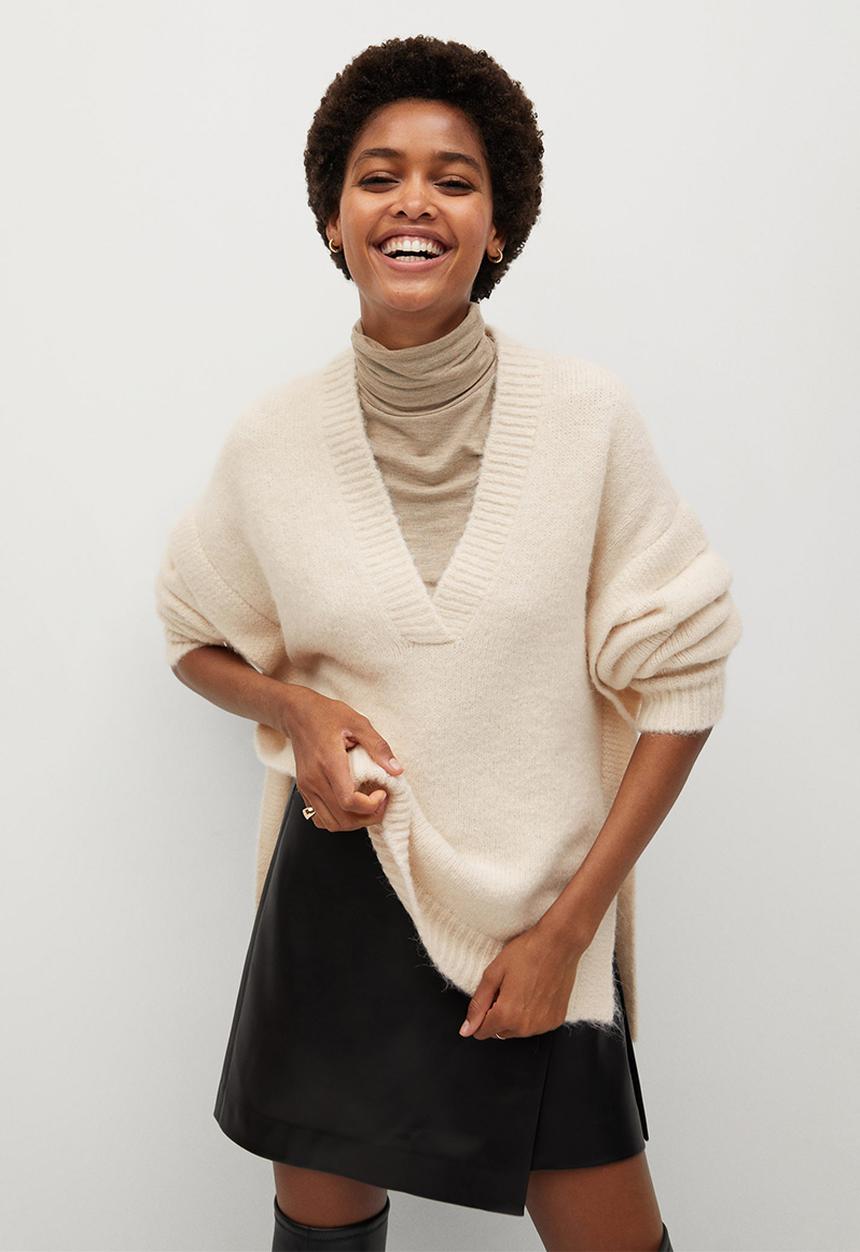 MANGO - Sweater paloma - neutral