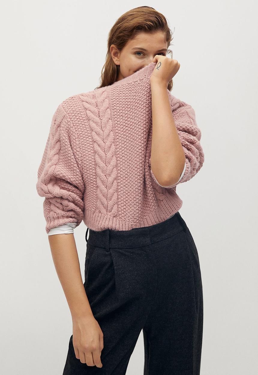 MANGO - Sweater home - pink