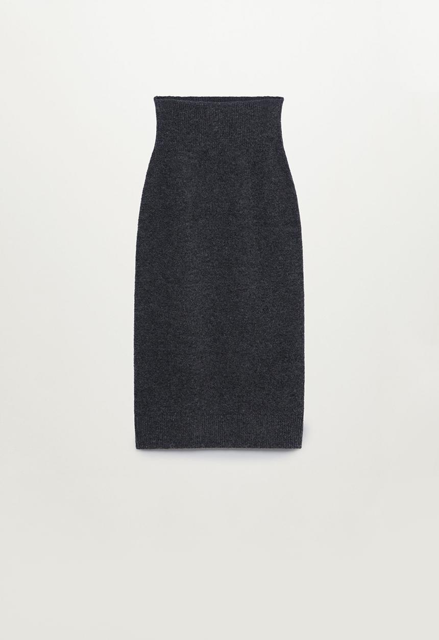 MANGO - Skirt taldora - dark grey