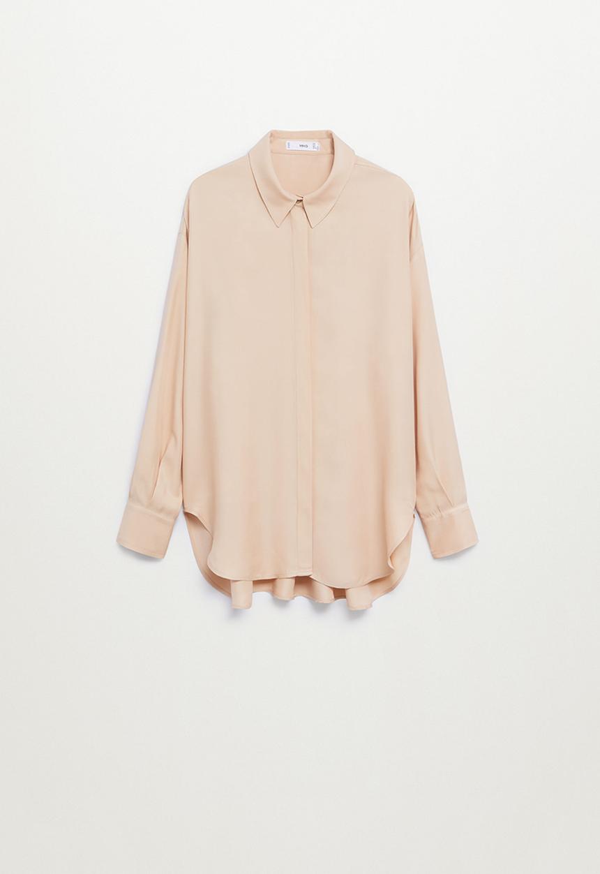 MANGO - Shirt neta - pink