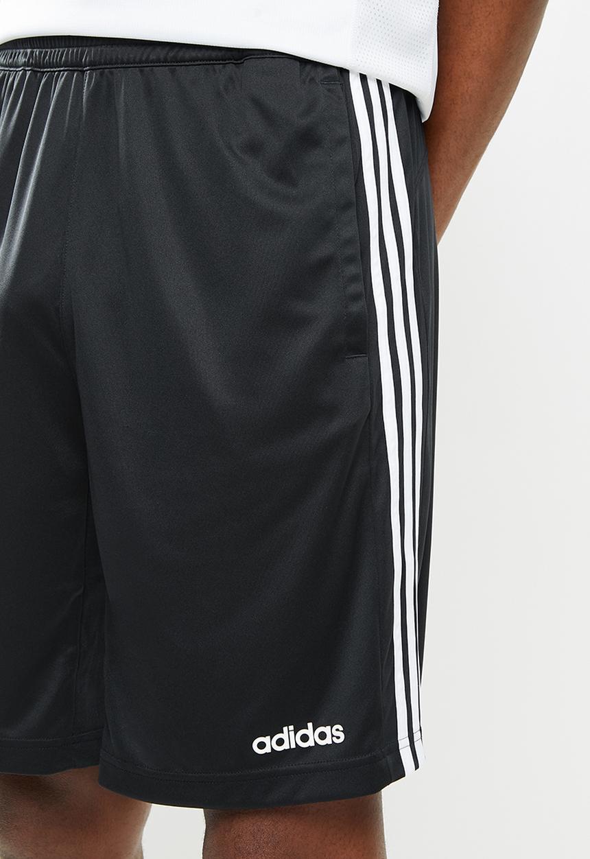 adidas Originals - D2m cool 3 stripes shorts - black