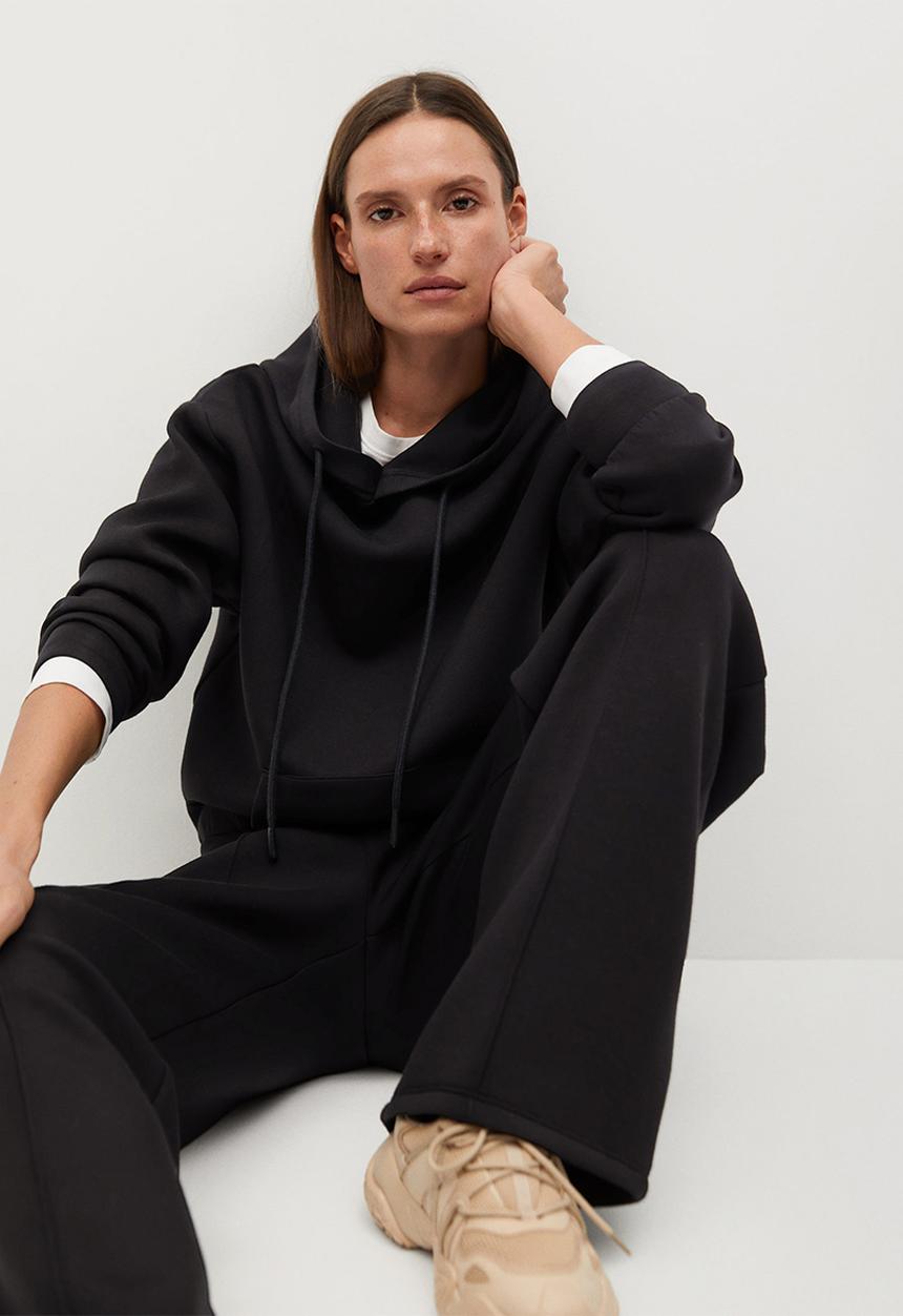 MANGO - Sweatshirt neosoft - black