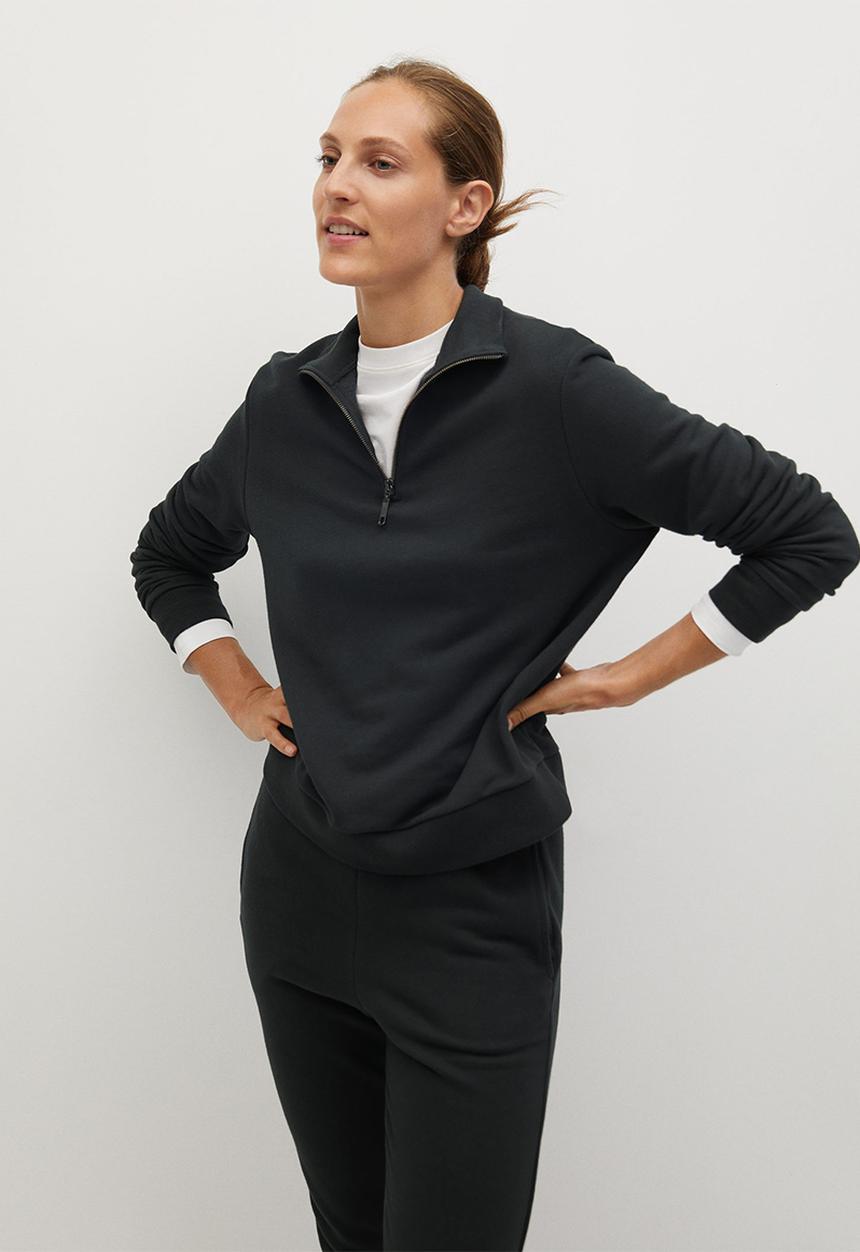 MANGO - Sweatshirt rivi-a - charcoal