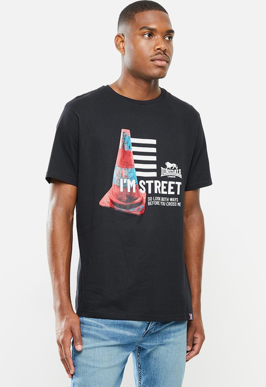 Lonsdale - I'm street crew neck tee - black